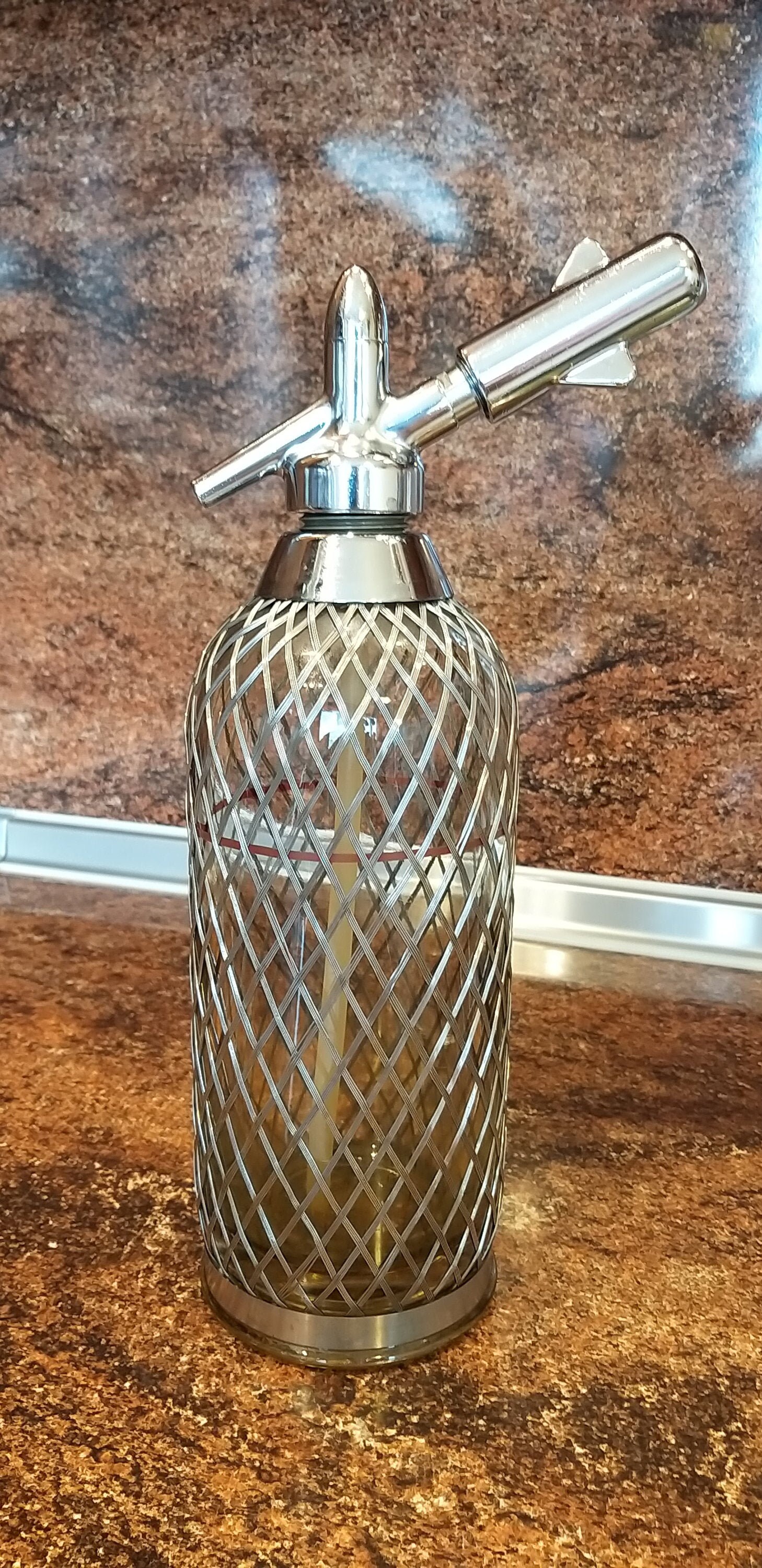 Vintage Soda Water Dispenser Soviet Soda Siphon Seltzer Bottle Soda