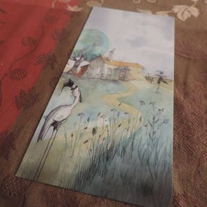Longue carte postale Le vilain petit canard image issue du conte d'Andersen du même nom image 2
