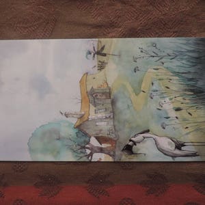 Longue carte postale Le vilain petit canard image issue du conte d'Andersen du même nom image 5