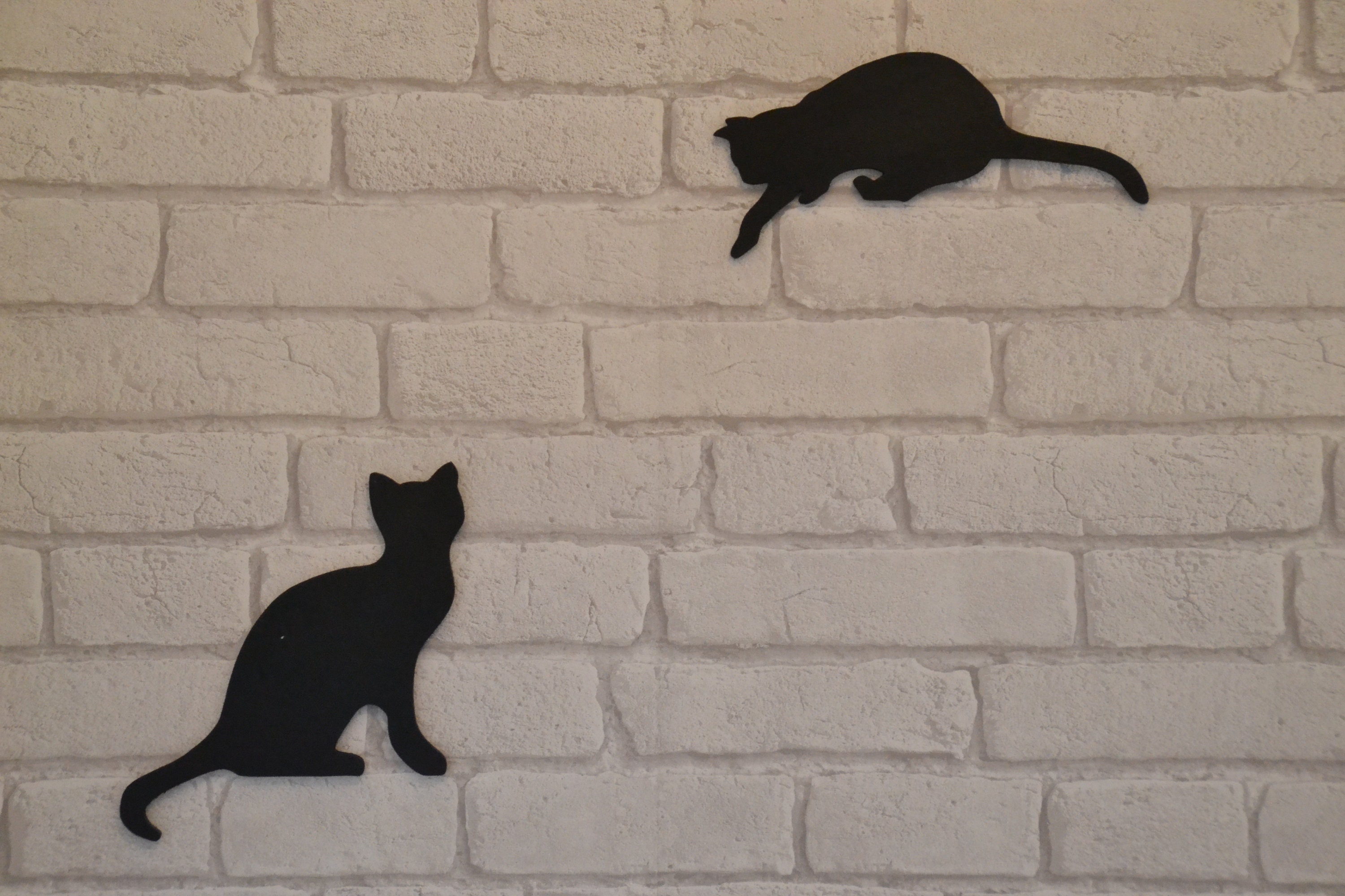 stickers en Bois/Chat