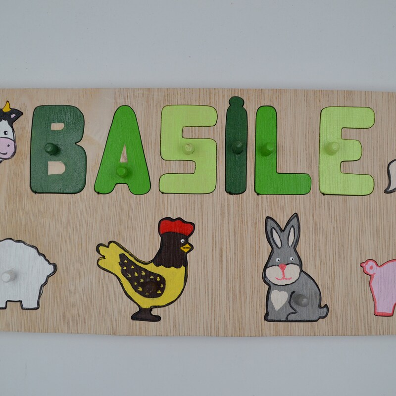 Wooden Inset Puzzle - Etsy