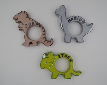 ronds de serviette / accessoires de cuisine / arts de la table / Dinosaures