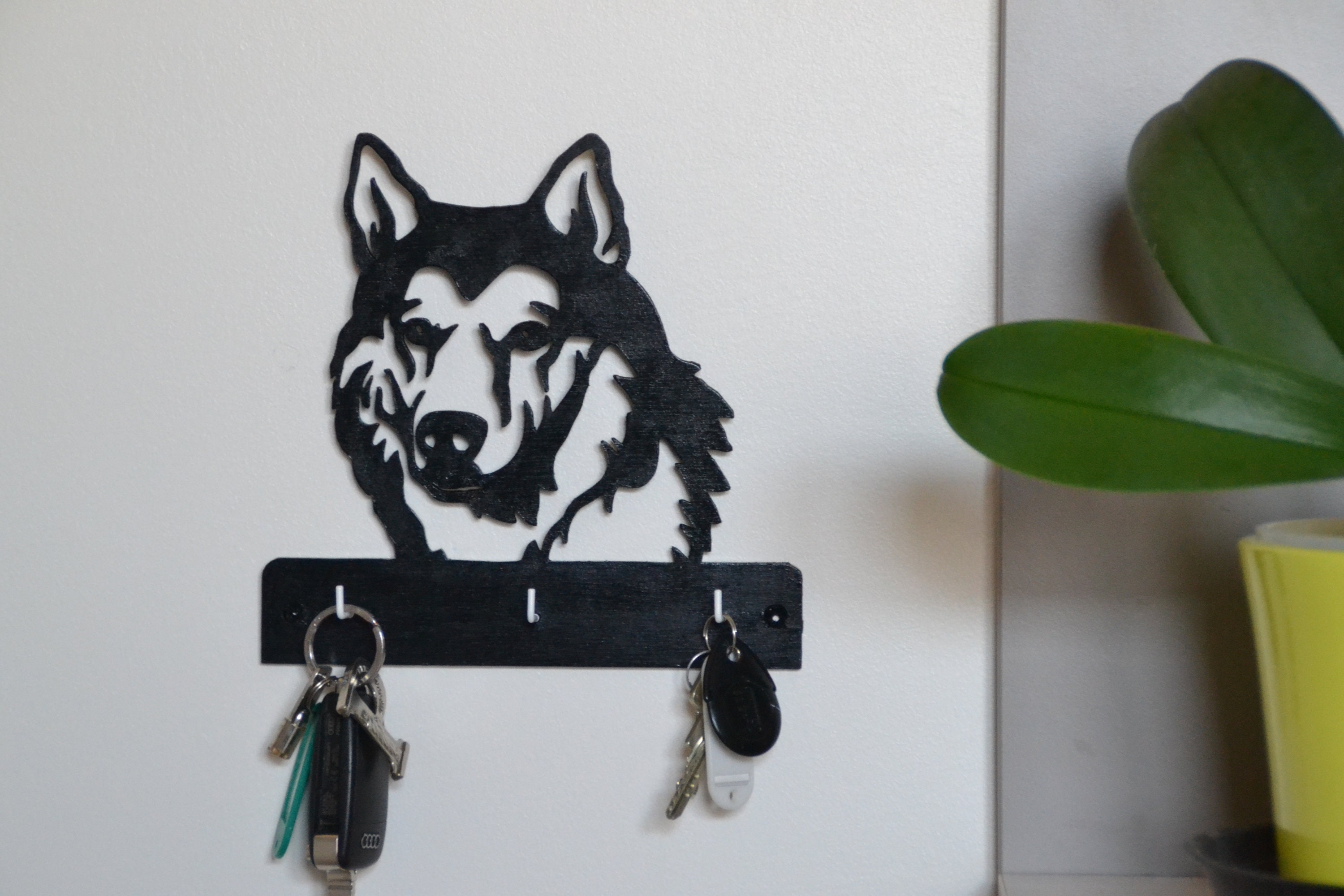 Porte-Clés Mural/Décoration Intérieure Accessoires Maison Chien Cadeau Original Décoration de La Mai