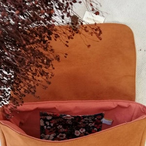 Cartable maternelle Liberty Thorpe et cuir synthétique camel image 2