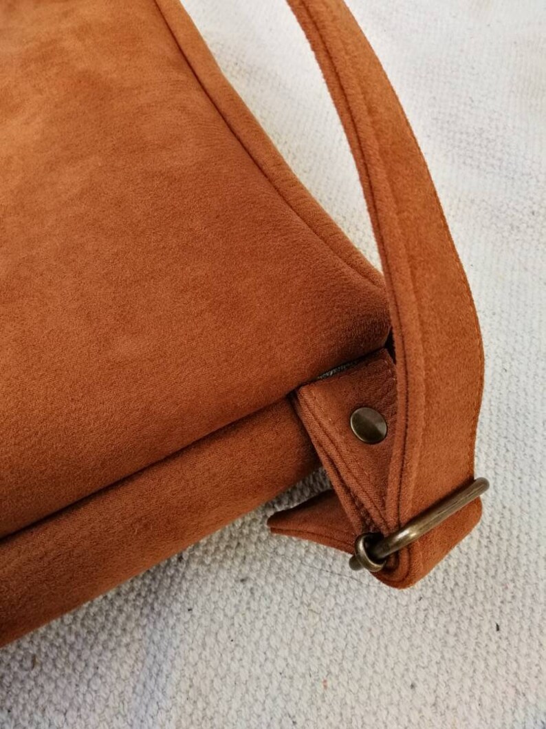 Cartable maternelle Liberty Thorpe et cuir synthétique camel image 3