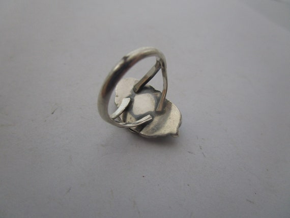 Fancy Native American Sterling Silver Turquoise &… - image 3