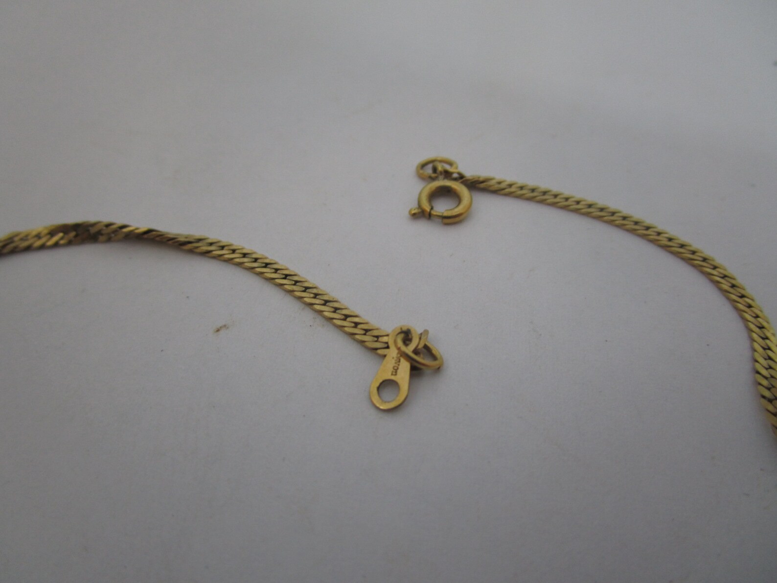 Vintage Designer Avon 14K Gold Filled Flat Chain Necklace 19 - Etsy