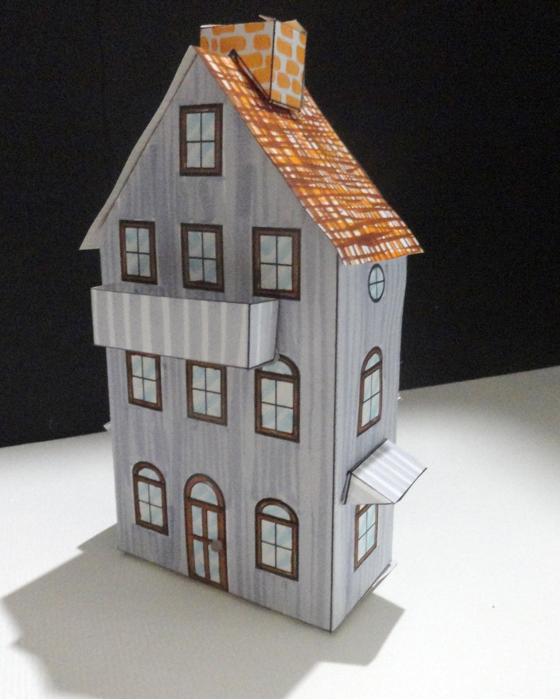 New Hampshire House Paper House Pattern and Instructions Digital ...