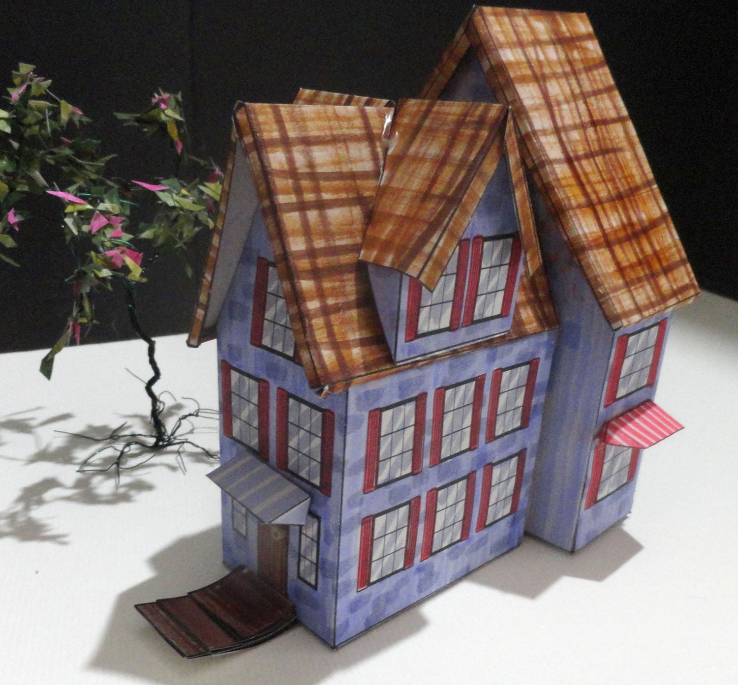 Massachusetts House Paper House Pattern and Instructions Digital