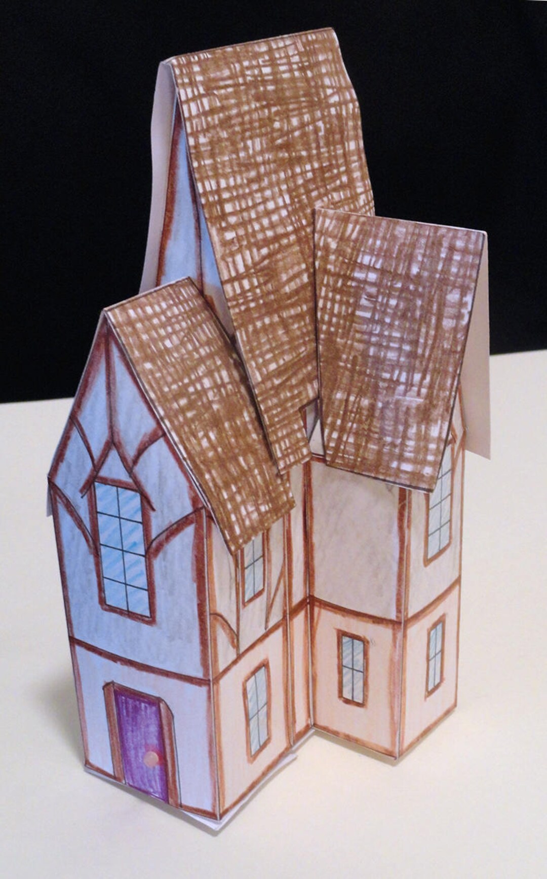 Vermont House Paper House Pattern and Instructions Digital Download - Etsy