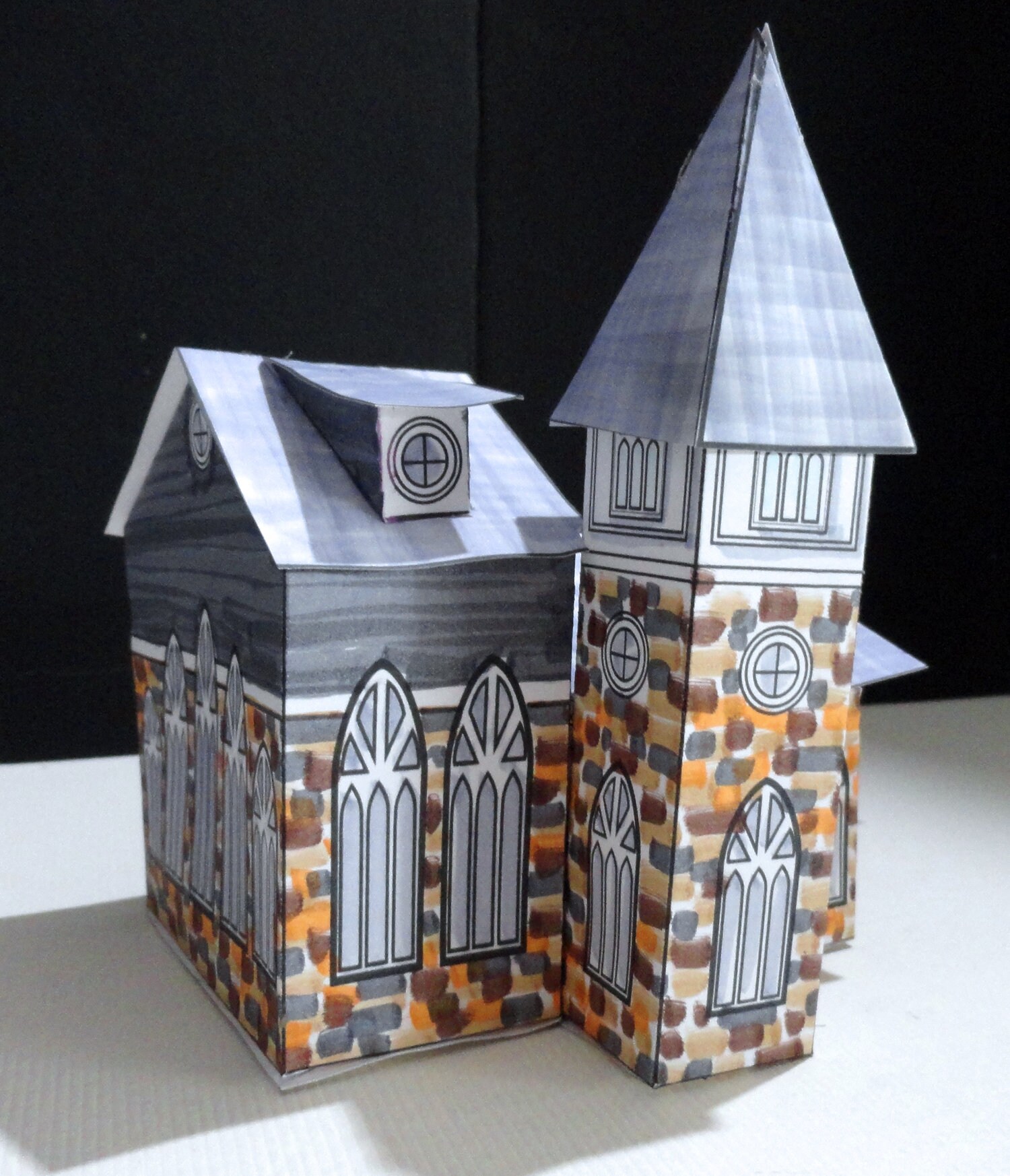 Virginia Church Paper House Pattern and Instructions Digital Download ...