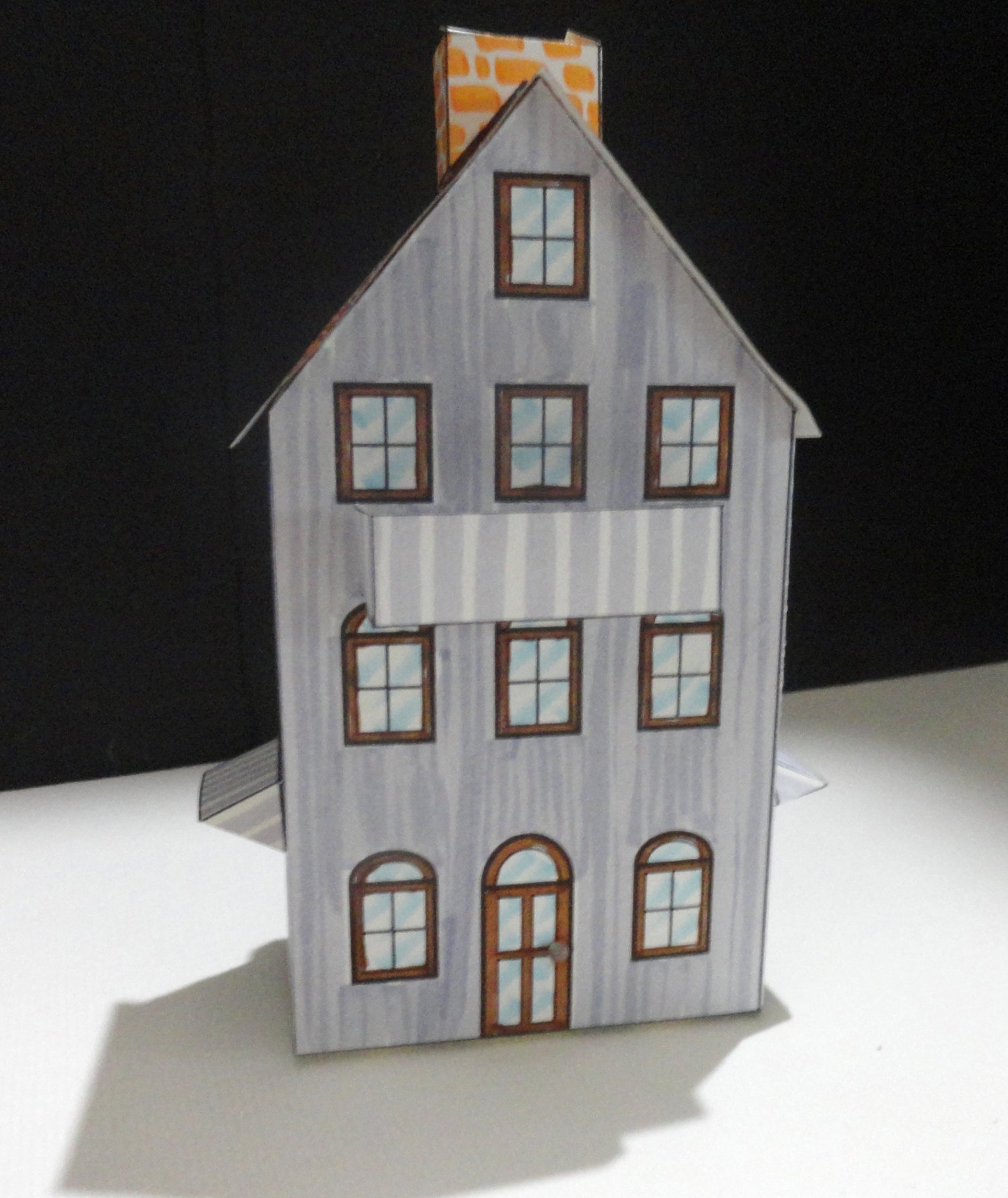 New Hampshire House Paper House Pattern and Instructions Digital ...
