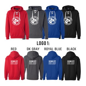 Sport Lace Premium Hoodie | Heavy Weight --> SCCR Logo | 3 Designs | 4 Hoodie Colors image 7