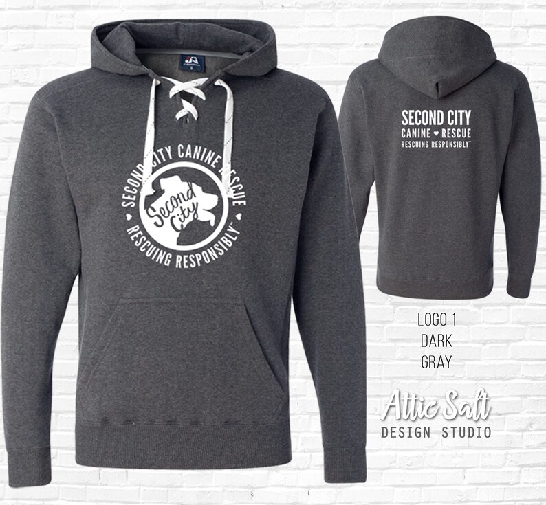 Sport Lace Premium Hoodie | Heavy Weight --> SCCR Logo | 3 Designs | 4 Hoodie Colors image 3