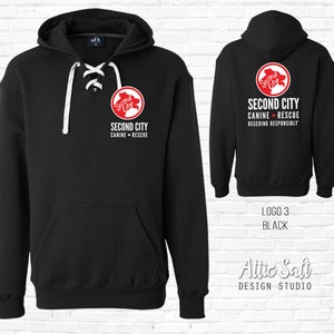 Sport Lace Premium Hoodie | Heavy Weight --> SCCR Logo | 3 Designs | 4 Hoodie Colors image 5