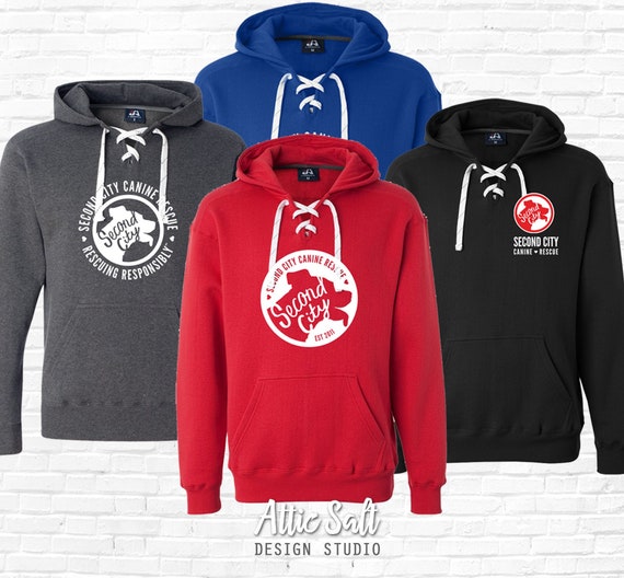 Sport Lace Premium Hoodie | Heavy Weight --> SCCR Logo | 3 Designs | 4 Hoodie Colors
