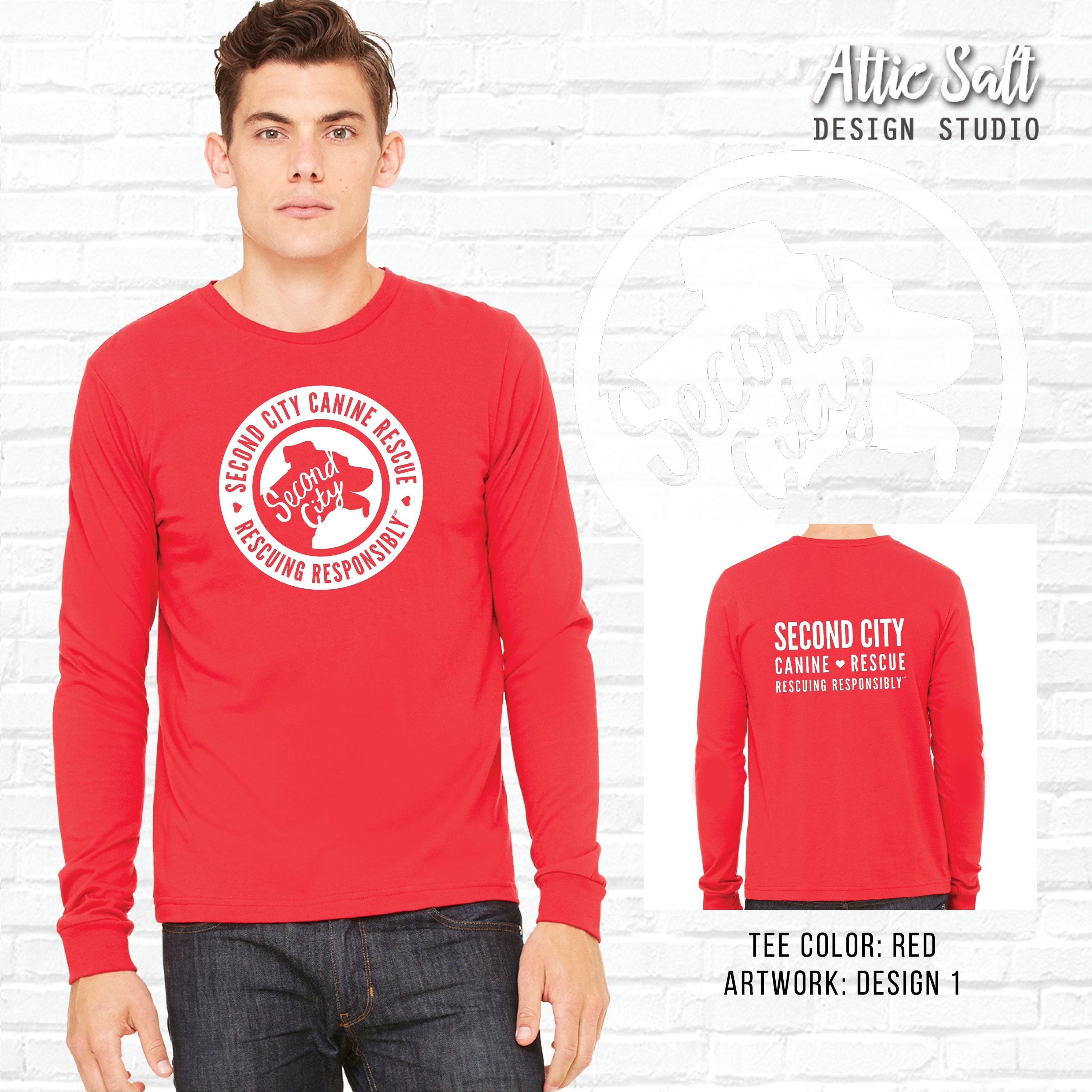 【CITYBREEZ】★LOGO EMBROIDERY LONG SLEEVE T-SHIRT★3 COLOR Long Sleeve Jersey Tee --> 3 Logo Designs | 4 Tee Colors - Etsy