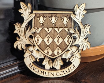 Magdalen College Wooden Magnet (University of Oxford, C. S. Lewis)