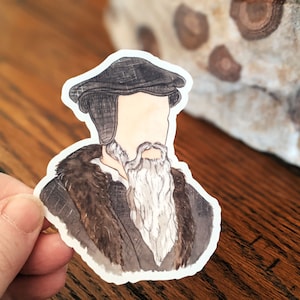 John Calvin Sticker (Waterproof)