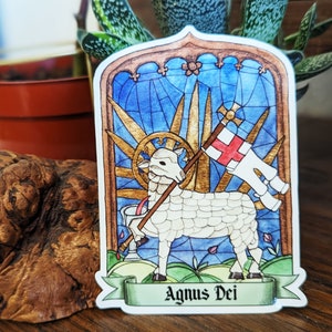 Agnus Dei &quot;Lamb of God&quot; Sticker