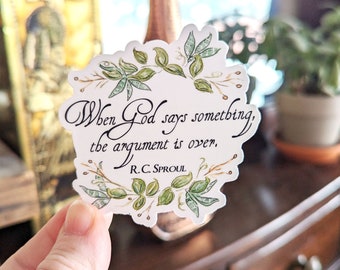 R. C. Sproul Quote Sticker (Waterproof)