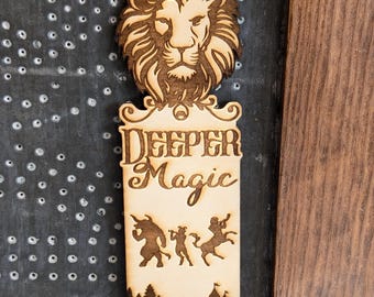 C. S. Lewis Deeper Magic Wooden Bookmark