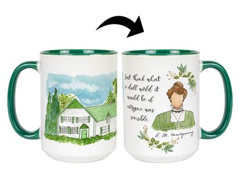 Taza con cita de L. M. Montgomery