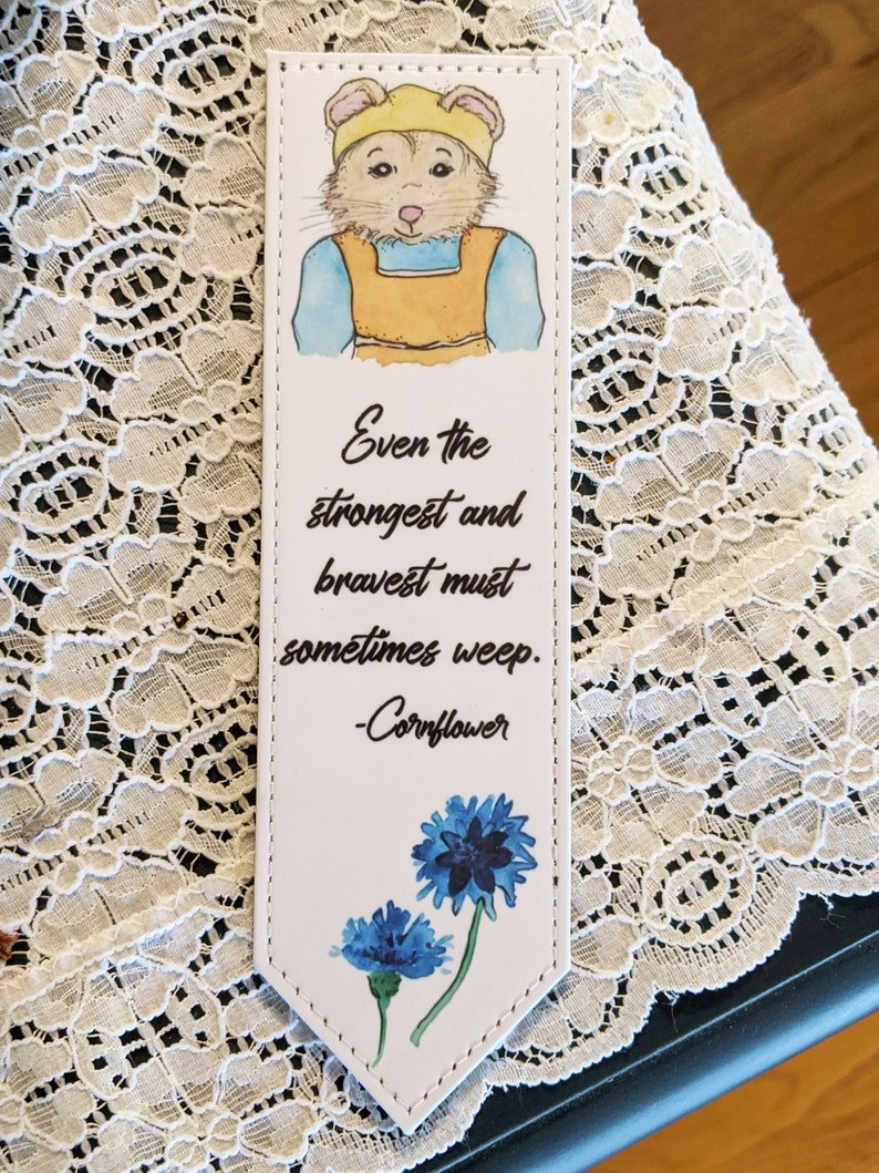Cornflower Redwall Bookmark Etsy