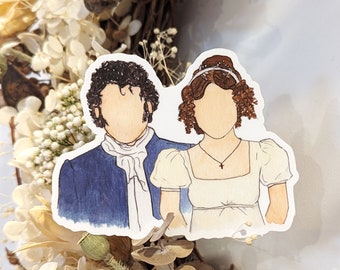 Elizabeth Bennet & Mr. Darcy (Pride and Prejudice) Sticker