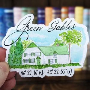 Green Gables Prince Edward Island Sticker Waterproof