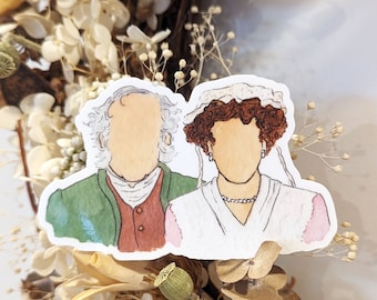 Mr. & Mrs. Bennet (Pride and Prejudice) Sticker