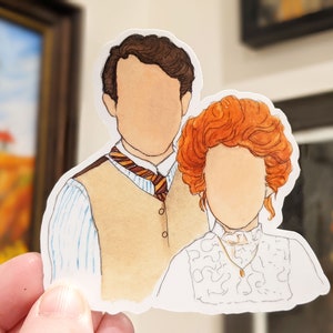 Anne Shirley & Gilbert Blythe (Anne of Green Gables) Waterproof Sticker
