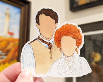 Anne Shirley & Gilbert Blythe (Anne of Green Gables) Waterproof Sticker