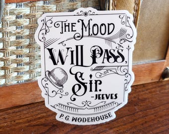 Jeeves & Wooster Sticker (Waterproof) by P. G. Wodehouse