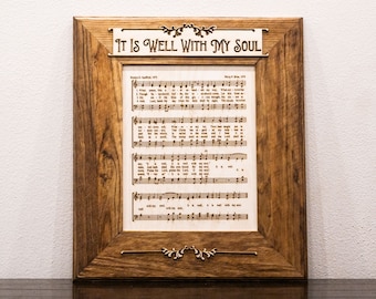 It Is Well With My Soul Hymn Wall Hanging
