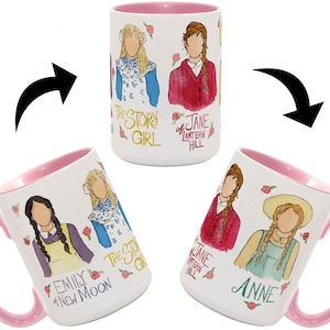 Maud's Girls Coffee Mug (Large) with Anne of Green Gables (L. M. Montgomery)