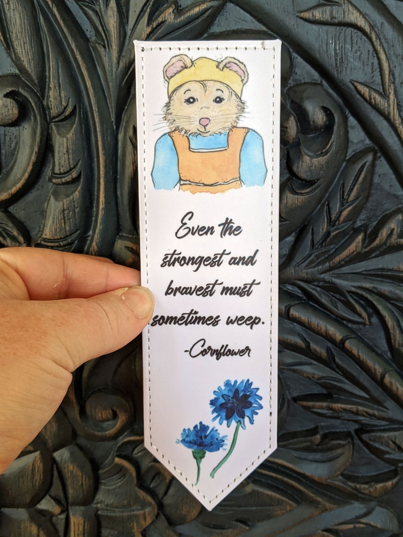 Cornflower Redwall Bookmark Etsy