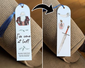 Father Christmas Quote Metal Bookmark (2-sided) from The Lion, The Witch & The Wardrobe