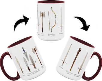 Lord of the Rings Weapons Mug (Large Size)