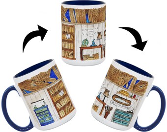 Merlyn's Study Coffee Mug (Large Size)