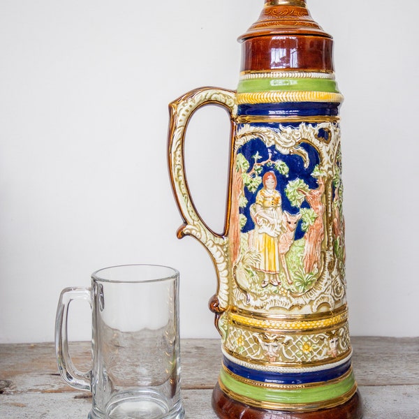 Ceramic Beer Stein Etsy