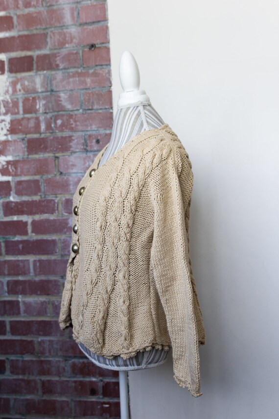 Vintage Rico Hand Knit French Style Cardigan With… - image 6