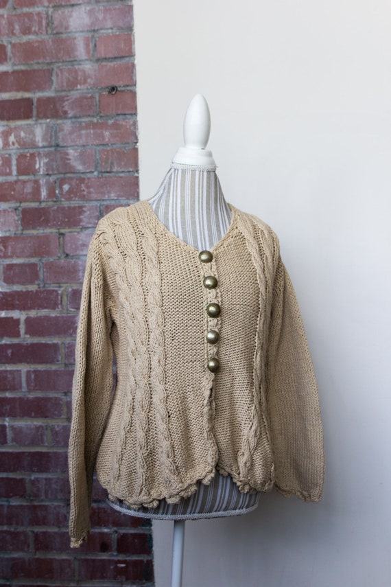 Vintage Rico Hand Knit French Style Cardigan With… - image 3