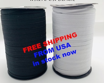 1 Meter 50mm Black Stretch Elastic Flat Elastic Waist Band Cuffs Woven Fast Dispatch 2 Inch