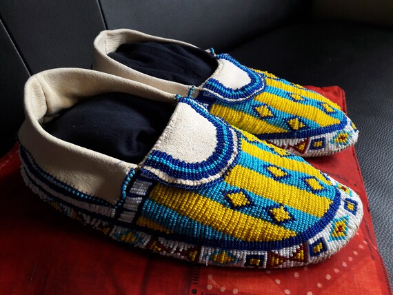 native american made moccasins