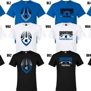 Spartan Football Shirts