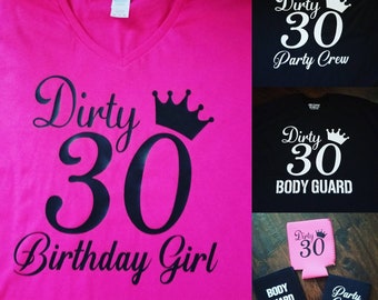 Dirty 30 tees