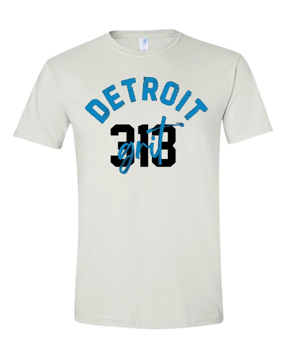 Detroit -313 Grit Tee - Detroit Lions - NFL - Football - Etsy