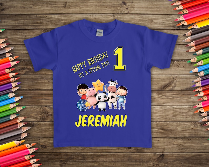 Little Baby Bum Birthday Shirt Etsy