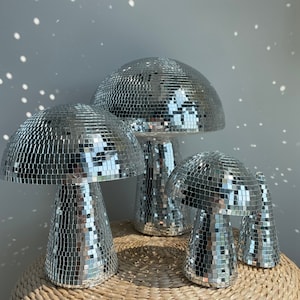 Disco | Disco Silver Mushrooms | Various sizes